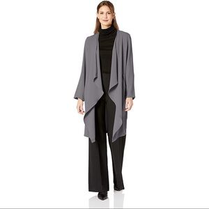 [Nine West] Soft Gray Crepe Duster